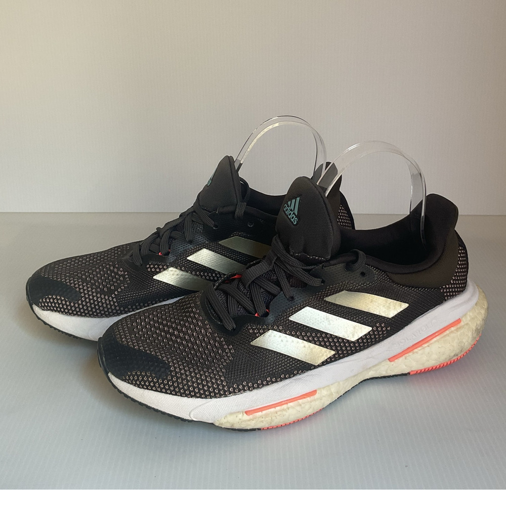 Adidas Black Continental Boost  Running Shoes SolarGlide ST 5 Cushion  Size 7.5